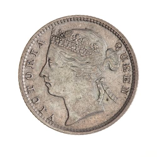 Coin - 10 Cents, Straits Settlements, 1889