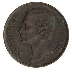 Coin - 1 Cent, Sarawak, 1891