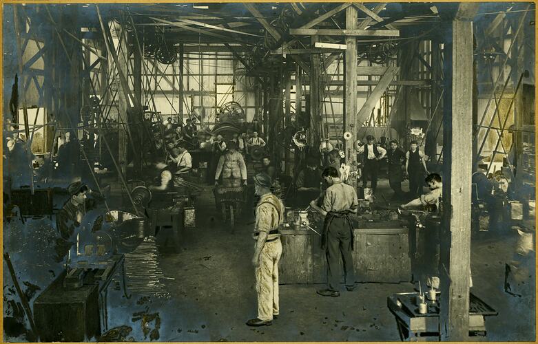 Sunshine Harvester Works, Factory Interior, Sunshine, Victoria, circa 1910