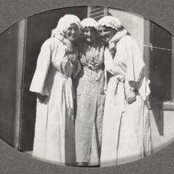 World War I, Three Women in Dressing Gowns, Egypt, 1915-1917