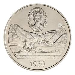Coin - 25 Pence, St Helena, 1980