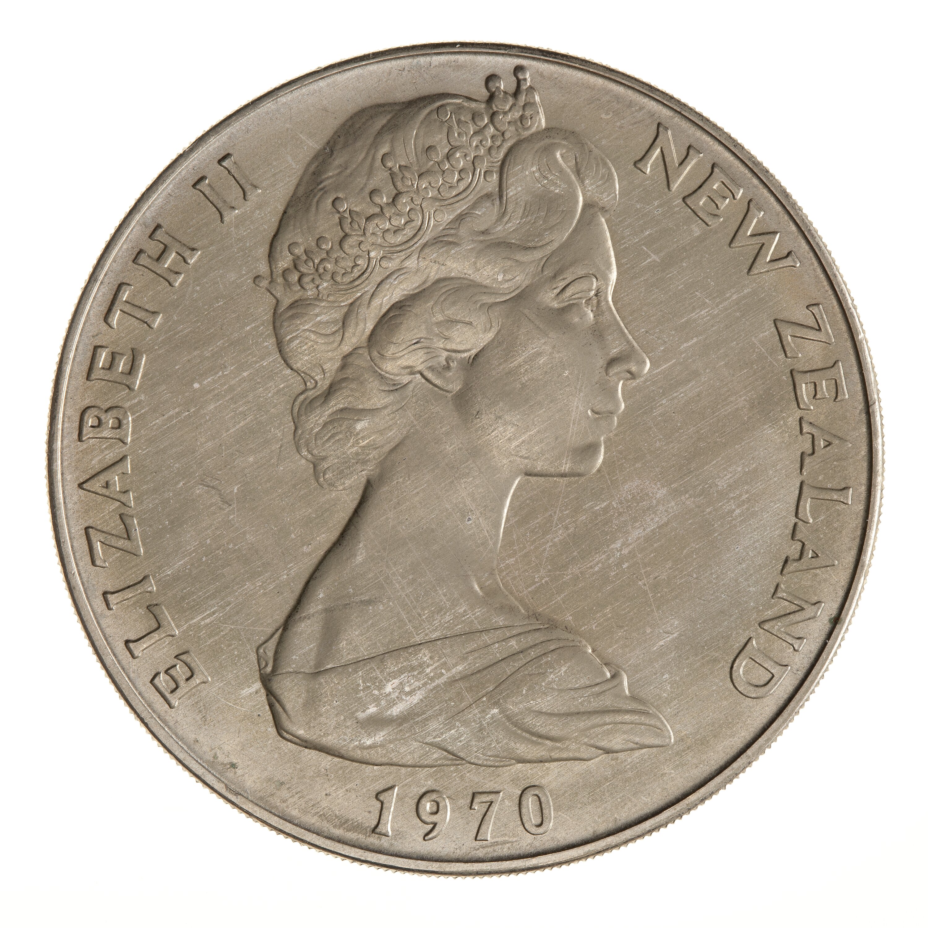 Coin - 1 Dollar, New Zealand, 1970