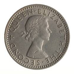 Coin - 6 Pence, New Zealand, 1958