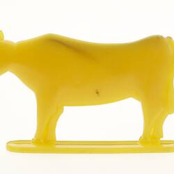 Toy Cow - Yellow Plastic