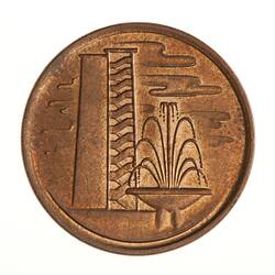 Coin - 1 Cent, Singapore, 1978