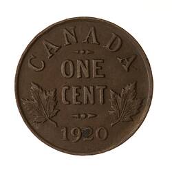 Coin - 1 Cent, Canada, 1920