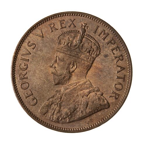 Coin - 1 Penny, South Africa, 1936