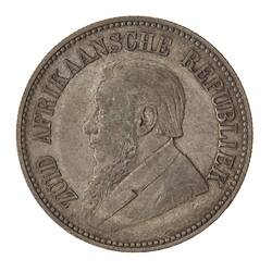 Coin - 2 & 1/2 Shillings, South Africa, 1896