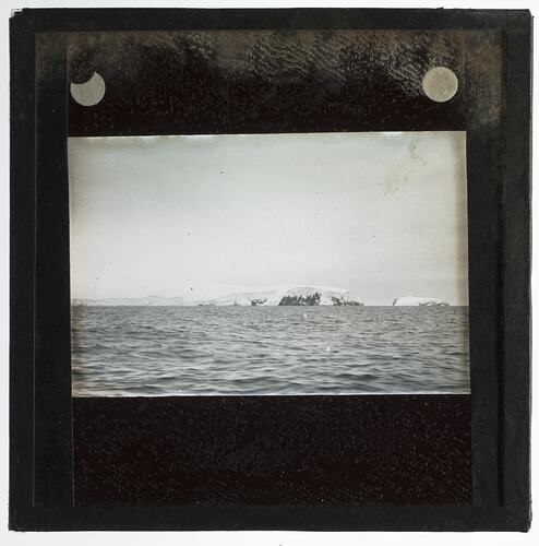 Lantern Slide - An Antarctic Island, In or Near the Ross Sea, Ellsworth Relief Expedition, Antarctica, 1935-1936