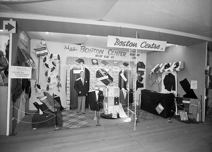 Boston Center', Promotional Stand, Melbourne, Victoria, 1956