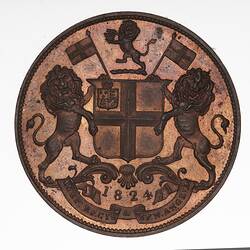 Proof Coin - 4 Pice, Madras Presidency, India, 1824
