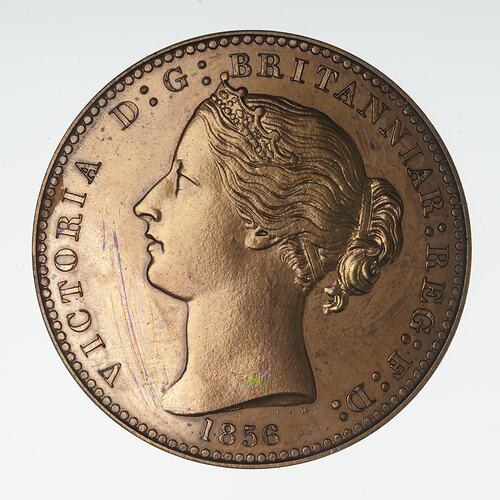 Proof Coin - 1 Penny, Nova Scotia, Canada, 1856