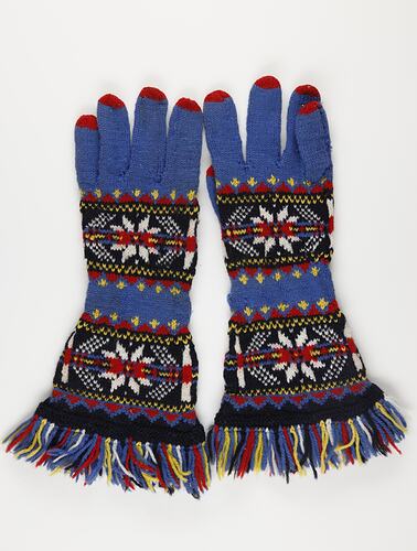 Pair of Mittens - Knitted