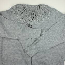 Bed Jacket - Grey Wool, Edda Azzola, Reservoir, circa 1975