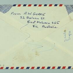 Letter - To Mr & Mrs Ward from Alex Gorrie, Methodist Church, Burke Road East Malvern, 29 Sep 1961