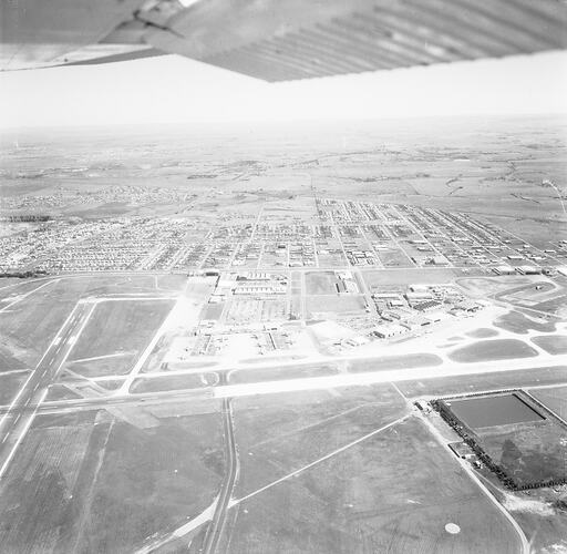 Negative - Aerial View of Essendon Airport, Victoria, circa 1960