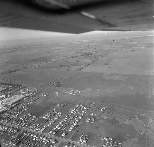 Negative - Aerial View of Deer Park, Victoria, Jul 1966