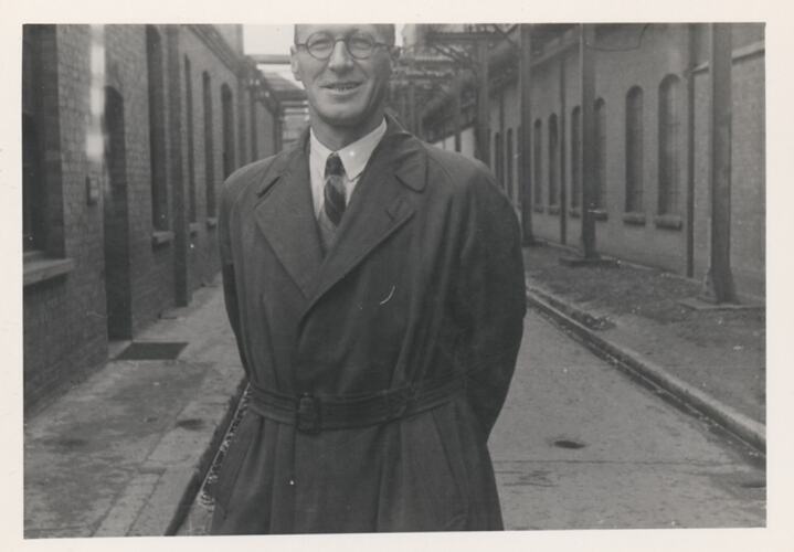 Photograph - Mr Corder, Assistant Superintendent of Film Coating, Kodak Limited, Harrow, United Kingdom, circa 1940s