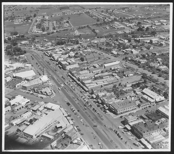 Photograph - Aerial View of Dandenong, Victoria, Dec 1960