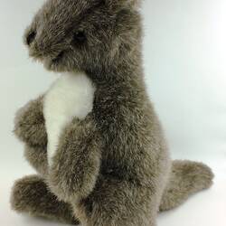 Toy Kangaroo - Jakas Soft Toys, Brown & Grey, Melbourne, circa 1998