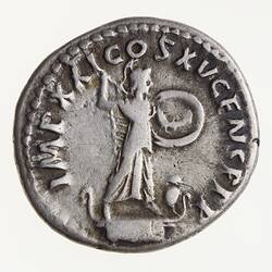 Coin - Denarius, Emperor Domitian, Ancient Roman Empire, 91 AD