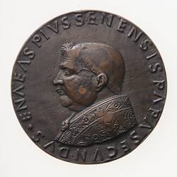 Electrotype Medal Replica - Pope Pius II