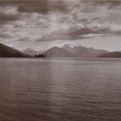 Back of photograph of New Zealand by Walter Baldwin Spencer, 1906/7