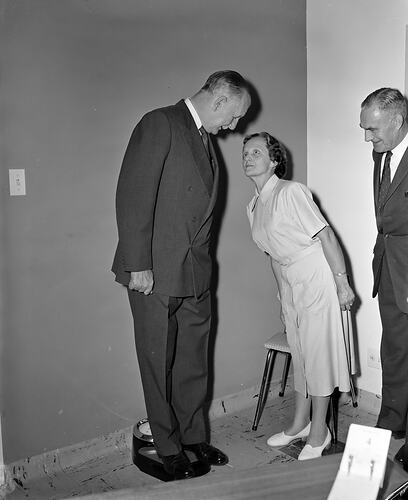 W.D. & H.O. Wills, Man Standing on Scales, Victoria, 04 Jun 1959