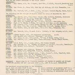 Bulletin - Kodak Australasia Pty Ltd, 'Kodak Staff Service Bulletin', No 26, 03 Jun 1944