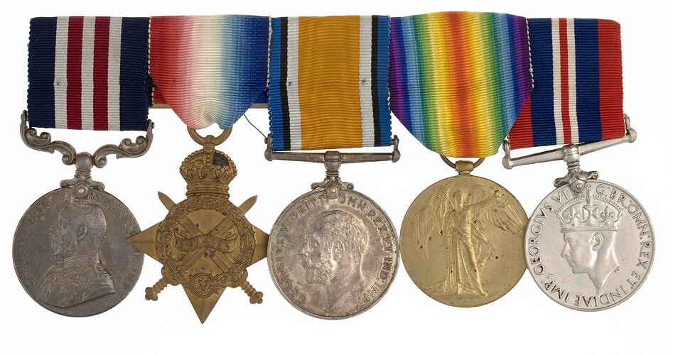 Medal Group - World War I & World War II, 1914-1945, Corporal William John Clarke, 1919-1945