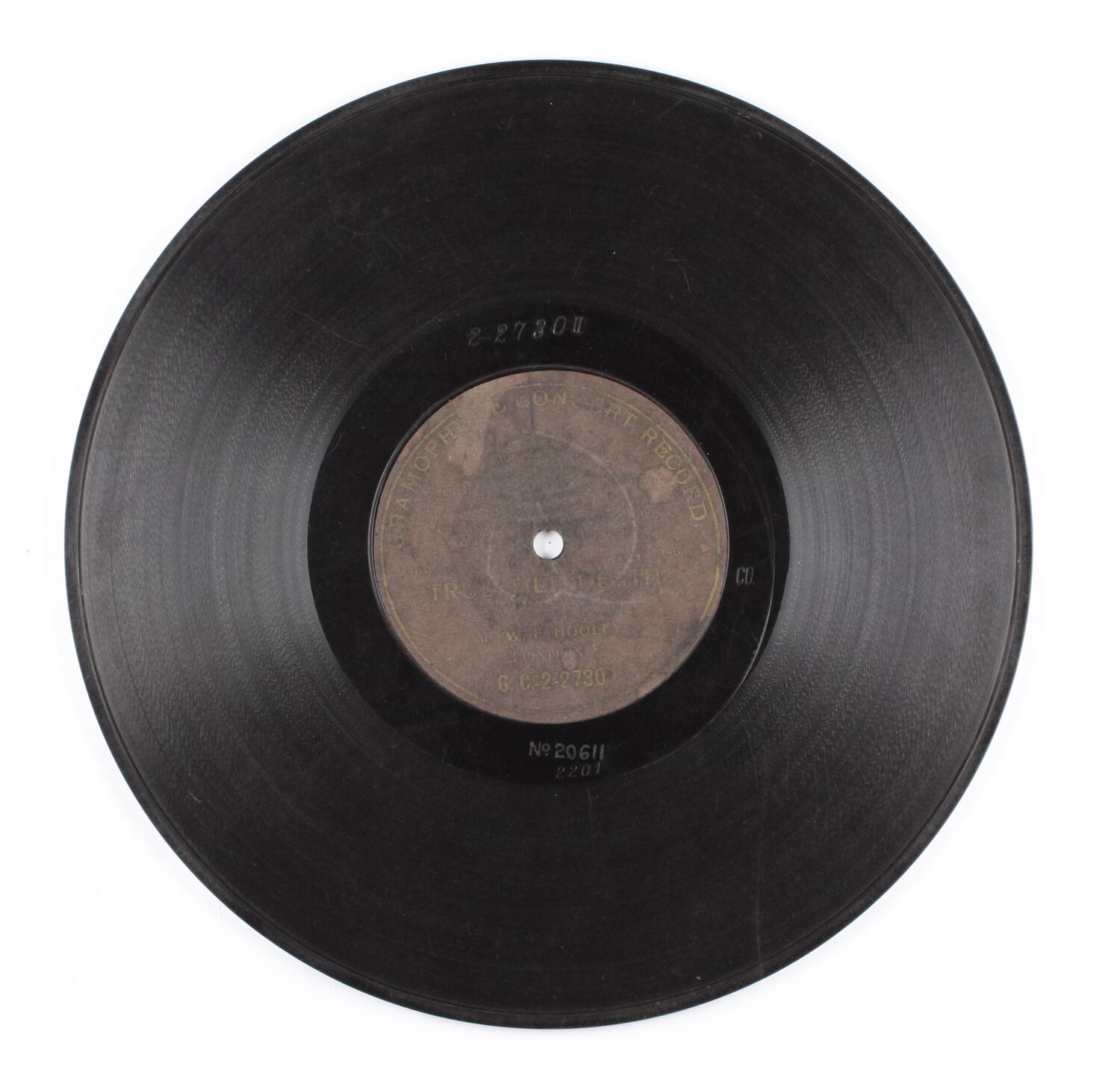 Disc Recording - Gramophone Concert, Single-Sided, 