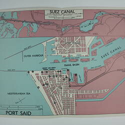 Booklet - 'Suez Canal-Port Said',  Orient Line, 1955