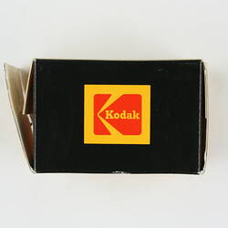 Film box printed with Kodak logo.