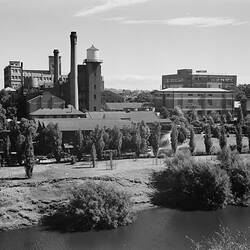 Negative - Kodak Australasia Pty Ltd, Abbotsford Plant from Across Yarra River, circa 1940s