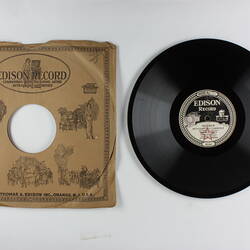 Disc Recording - Edison, Double-Sided, 'Printemps Qui Commence' & 'Ou Va La Jeune Indoue', 1919-29