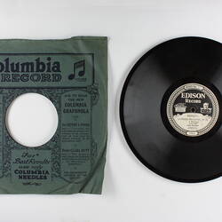 Disc Recording - Edison, Double-Sided, 'La Ronde Des Lutins, Op. 25' & 'Caprice Viennois', 1920-1929