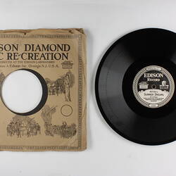 Disc Recording - Edison, Double-Sided, 'Summer Dreams' and 'Serenade', 1919-1929
