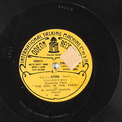 Disc Recording - International Talking Machine Co., Double-Sided, 'The Girl In The Rain' & 'Qui Vive Galop', Unknown Date