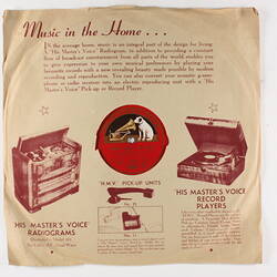 Disc Recording - His Master's Voice, Double Sided, 'Tombe Degl'avi Miei (Tomb Of My Fathers)' & 'Fra Poco A Me Ricovero', Donizetti, 1925-1935