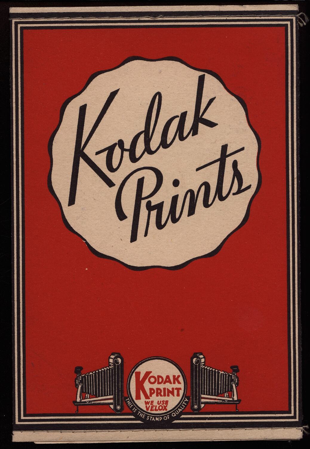 Film Wallet Kodak Australasia Pty Ltd, 'Kodak Prints', circa 1940s