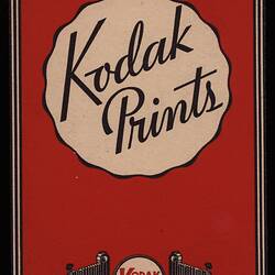 Film Wallet - Kodak Australasia Pty Ltd, 'Kodak Prints', circa 1940s