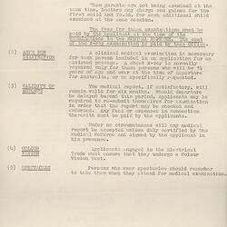 Letter - British Assisted Passage Scheme, John & Barbara Woods, Australia House, London, 29 Mar 1957