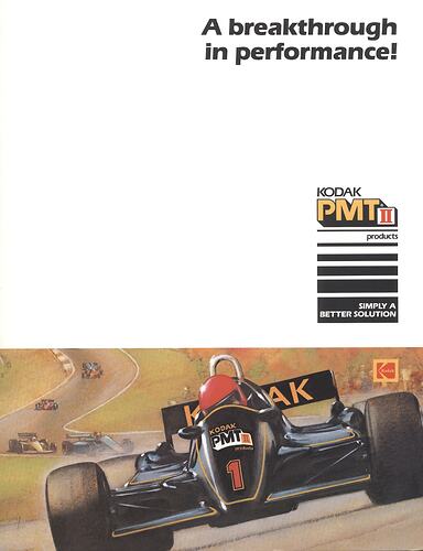 Cover page with illustrated race car.