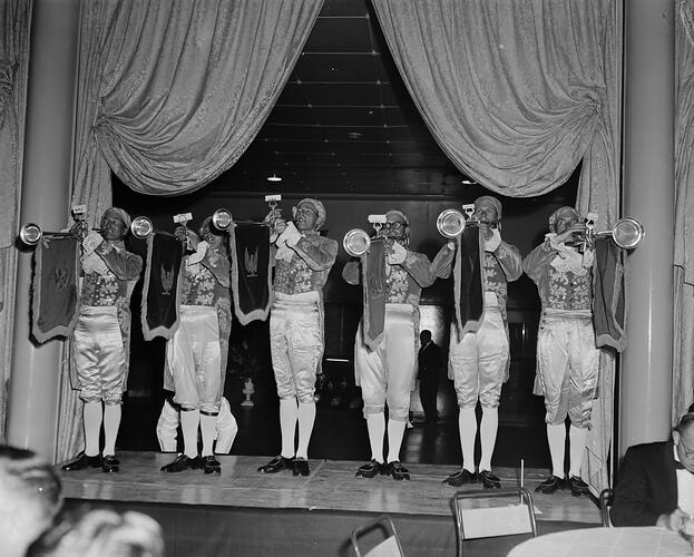 Congress of Scientific Management, Trumpet Players Performing, Melbourne, 03 Mar 1960