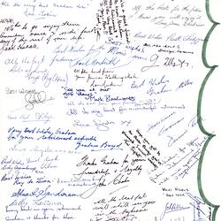 Page of signatures.