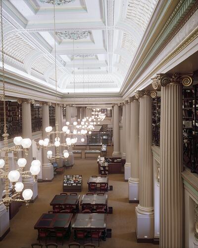 Queen's Hall after evacuation by Institute of Applied Science (Science Museum), Melbourne, c. 1969