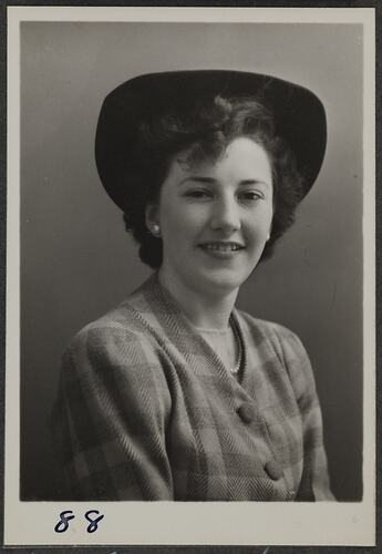 Portrait of Miss Michala Liddell, US Censor Staff