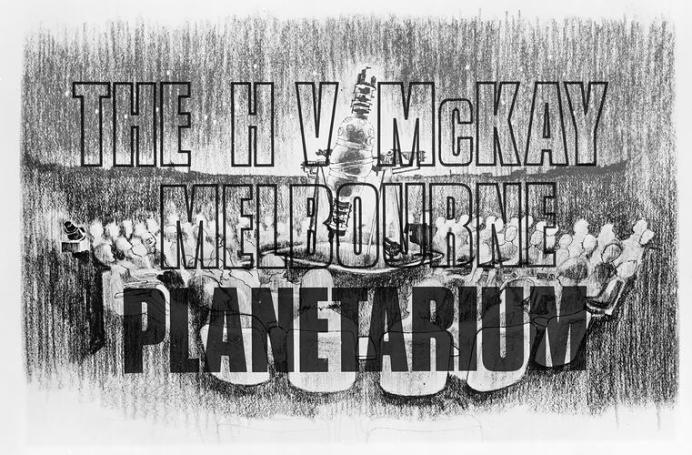 P.R. handout leaflet for the H. V. McKay Planetarium