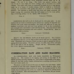 Trade Literature - Bevan & Edwards Pty Ltd, Machine Tools, 1907