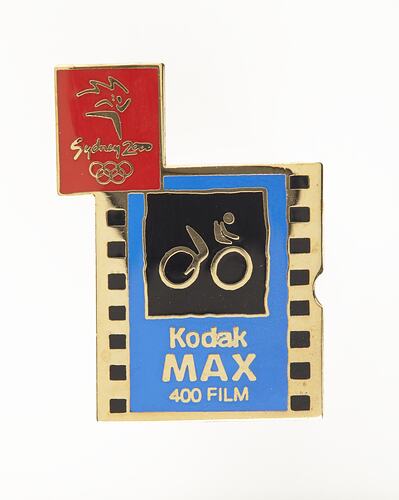 Lapel Pin - Kodak, Kodak Max 400 Film & Sydney 2000, Obverse
